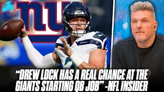 "Drew Lock Has A Great Shot At Winning The Giants Starting QB Job" - NFL Insider | Pat McAfee