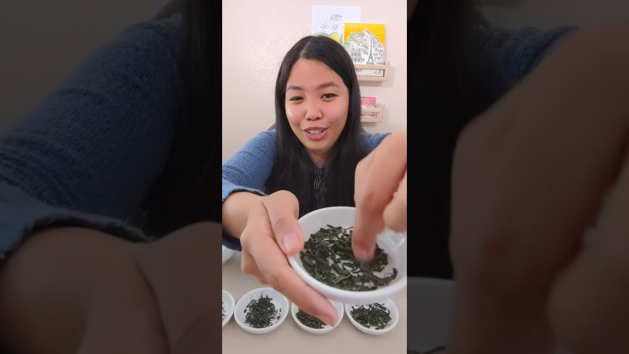 Comparing 5 grades of Korean green teas