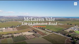 Lot 13, Johnston Road, McLaren Vale / For Sale