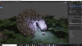 Blender - Particle System Rock Golem (easy)