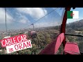 British tourists on the oran cable car         