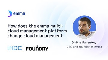 How does the emma multi-cloud management platform change cloud management