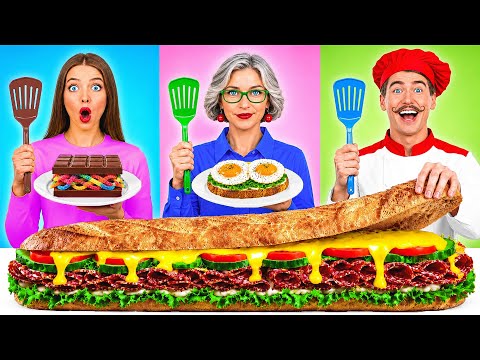 Me vs Grandma Cooking Challenge | Funny Kitchen Battle by Multi DO Joy