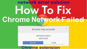 How to fix network error on google chrome | installing chrome extensions solution
