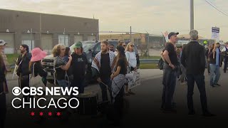 Protesters gathering for 12-hour protest outside Broadview ICE facility