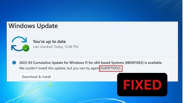 Fix Some Update File Missing  Or Have Problem Windows  Error Code 0x8007000d