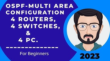 OSPF Multi-Area Configuration Step By Step | Cisco Packet Tracer 2023