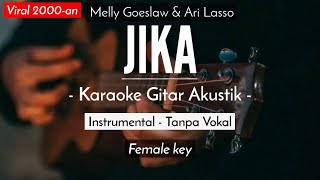 Jika (Karaoke Akustik) - Melly Goeslaw (Feby Putri & Aldhi Karaoke Version)