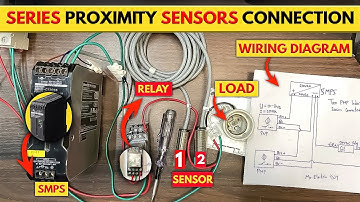 How To Connect Proximity Sensor In Series || Proximity Sensor wiring diagram @Mr.Electricdiy