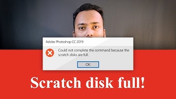 Scratch Disk Full Error Problem Solution Fix - Photoshop Marathi
