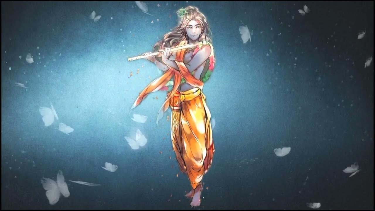 Shri Krishna Enchanting Flute music Deep Relaxing 😌 Remove