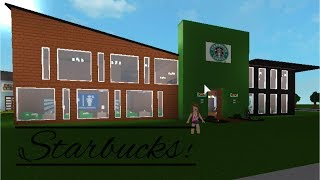 Welcome To Bloxburg | STARBUCKS SPEED BUILD!!!