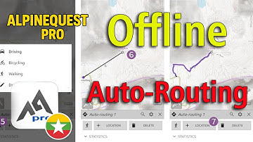 AlpineQuest Pro Offline Auto Routing | No Internet, Full Navigation! #alpinequest  #offroading