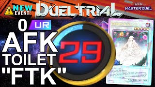 30 Seconds Duel Trial = Easy 0 UR AFK Toilet "FTK"! - Yu-Gi-Oh! Master Duel