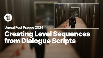Procedurally Generating Level Sequences from a Dialogue Script | Unreal Fest 2024
