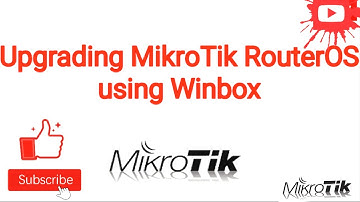 Upgrading MikroTik RouterOS using Winbox