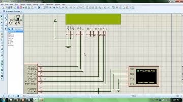 Simulasi Komunikasi Serial 2 Sensor suhu Tampil Delphi