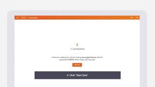 Running a Quiz Session | Pigeonhole Live