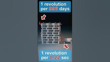 One Revolution per 996 Days - Mechanical Principles - Lego Technic #lego #legotechnic #mechanic