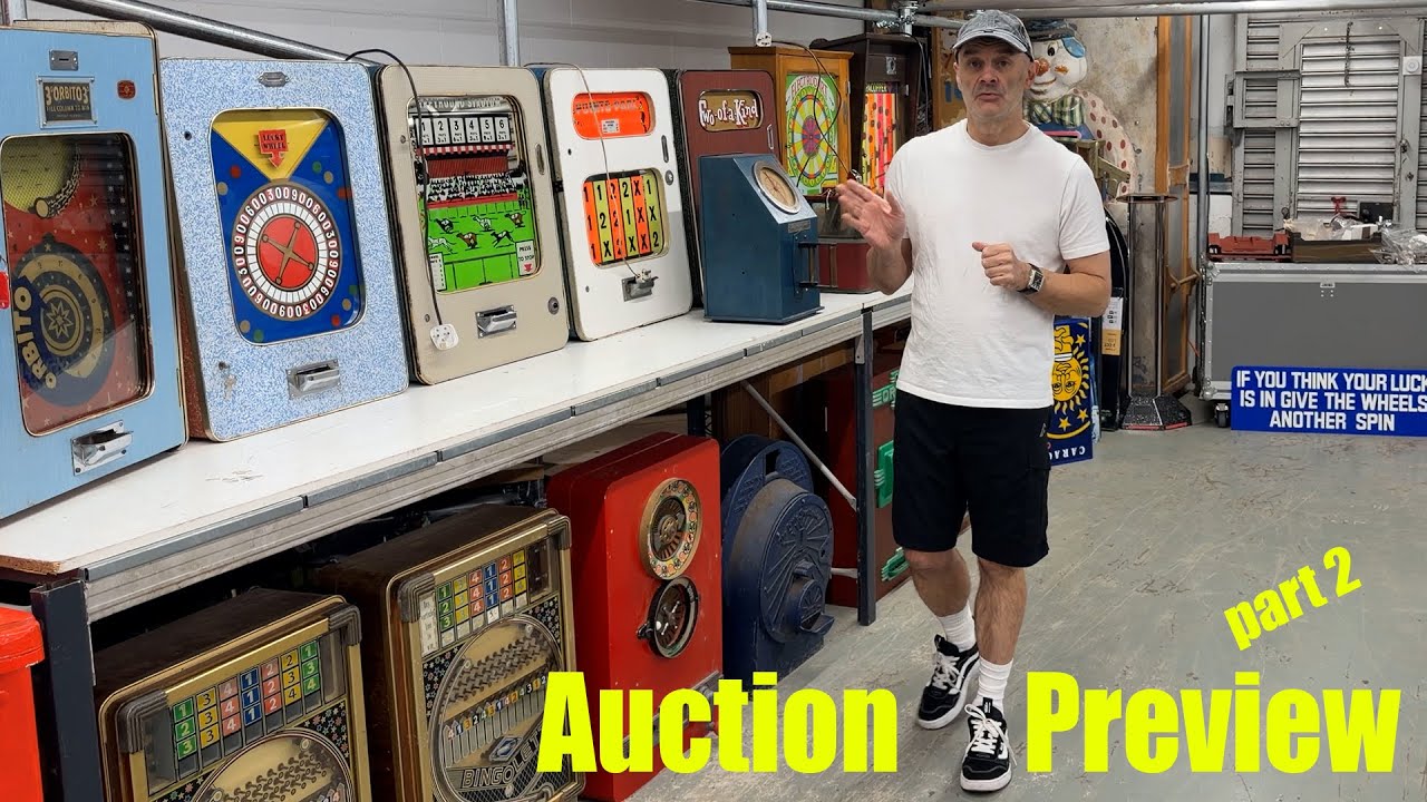 Auction Preview: Vintage Arcade Machines (part 2) - YouTube