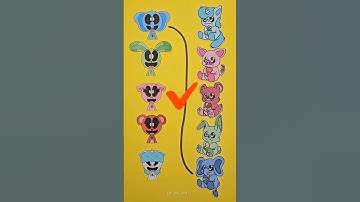 Poppy playtime smiling crutters3 matching puzzle game🕹🧩