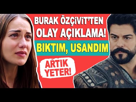 Burak Özçivit'ten eşi Fahriye Evcen ile ilgili iddialara çok sert cevap!