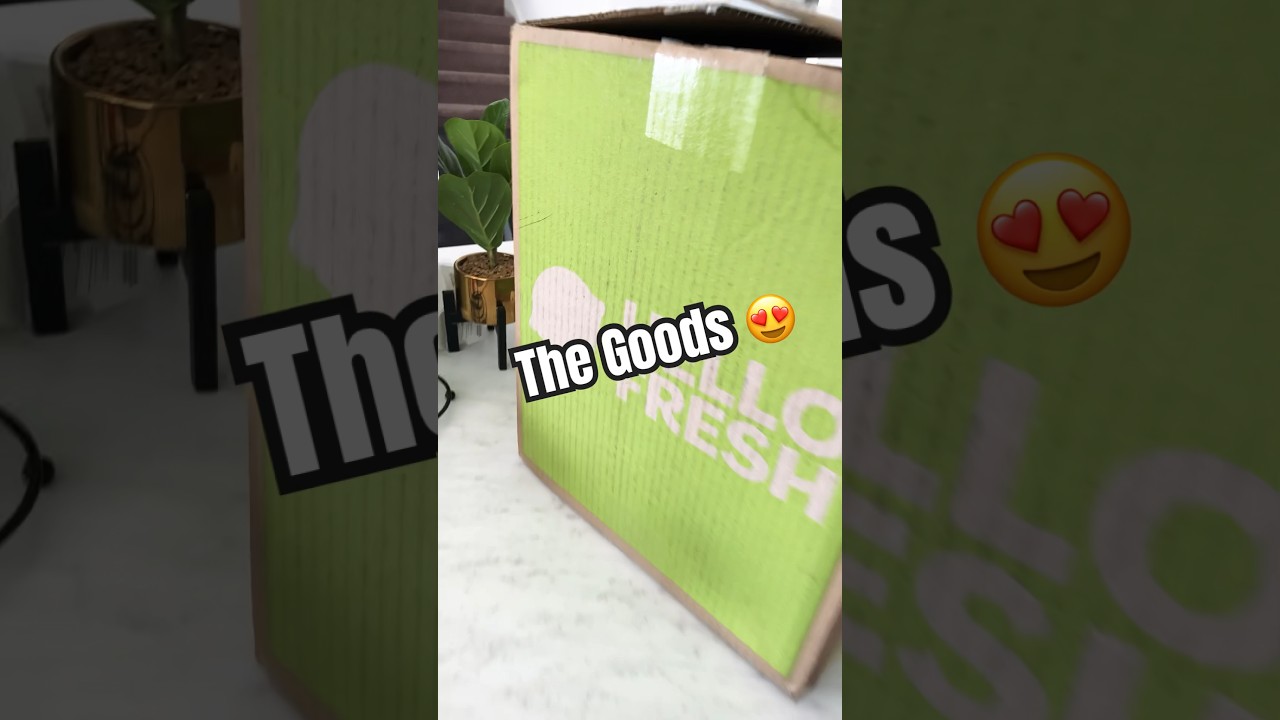 Unbox and Make my first Hello Fresh!! 