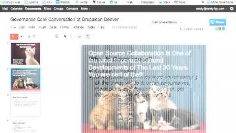 DrupalCon Denver 2012: THE FUTURE OF DRUPAL GOVERNANCE