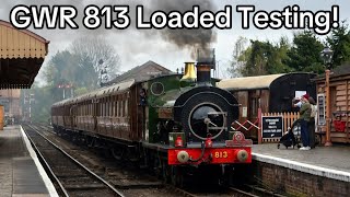Severn Valley Railway | GWR 813 On Loaded Tests & 7802 Bradley Manor On Footplate Experience |