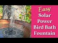 Best solar fountain for a bird bath quick and easy set up