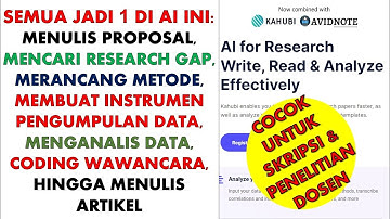 Kahubi: AI Super Lengkap untuk Skripsi dan Penelitian Dosen