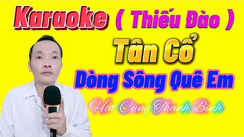 Karaoke // Vọng Cổ // Dòng Sông Quê Em  ✓ Thiếu Đào