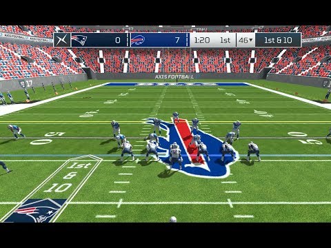 Axis Football 17 - Patriots At Bills - Полная игра с составами НФЛ