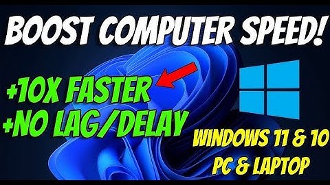 How To Fix Windows 11/10 Lagging/Slow Problem (Quick Fix 2023)