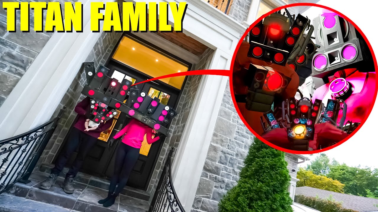 I CAUGHT THE SPEAKERMAN FAMILY IN REAL LIFE! (SKIBIDI MOVIE FAMILY VERSION)