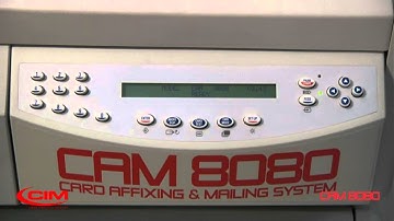 Card Matching, Affixing and Mailing System - CIM CAM 8080