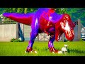 ALL RED SPIDER-MAN Dinosaurs in Jurassic World Battleground Complication - SUPERHERO COMPLICATION