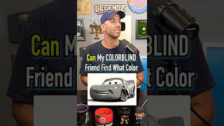 Can My COLORBLIND Friend Find What Color Lightning McQueen Is