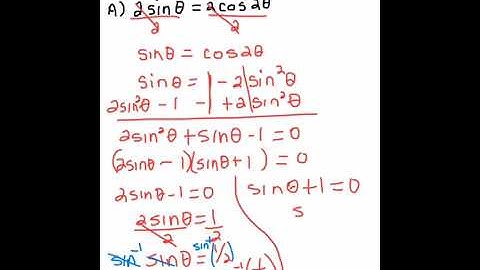 Trig - 6.3 Trigonometric Equations Multiple and Half Angles