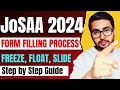 Josaa seat allotment 2024  freeze float  slide explained  josaa form filling 2024  gyanroof