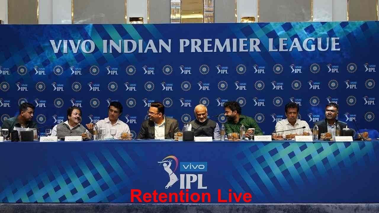 IPL 2022 Retention Live