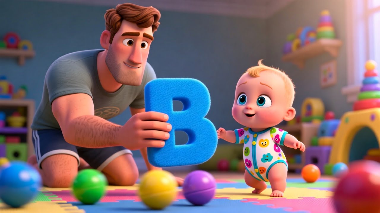 Учимся алфавиту! Вечернее развлечение 🌆 | Песенка про алфавит для детей | Спокойное пение