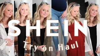 Fall Shein Try-on Haul || TRENDY MATERNITY CLOTHING || Hannah Martin