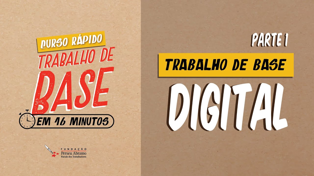 Trabalho de base digital | Série "Como fazer trabalho de base"