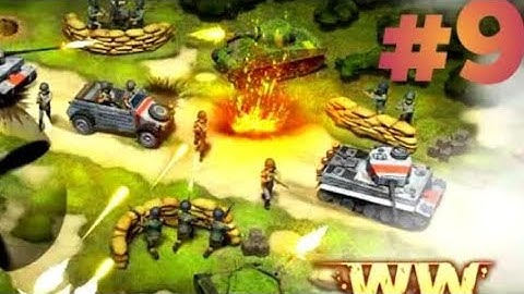 WWII Defense: RTS Army TD game || Android Defense Offline Gamplay || Level 9 || #games #androidgames