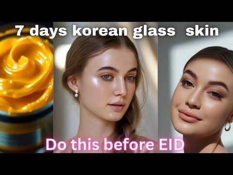 7 days glass skin challenge ️| clear glowing skin | How to achieve ...