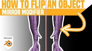 How to: Flip an Object Using the Mirror Modifier (in Blender) Profile