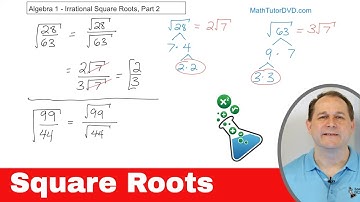 Irrational Square Roots - Simplifying, Factoring & More