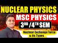 msc physics nuclear physics | nuclear exchange force and its types | msc physics lectures