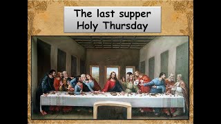 8:00 pm TBC Mass for The Lord'Supper (Maundy Thursday)